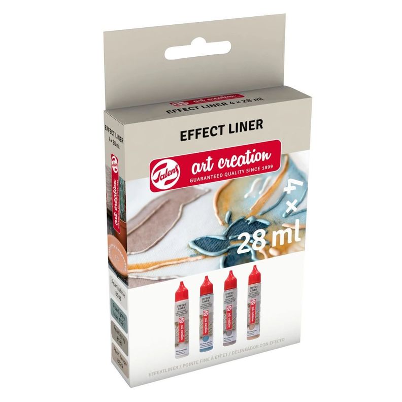 Pack 4 Delineador de Relieve Art Creation Aperlados 28ml-1