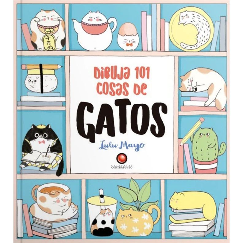 Libro Dibuja 101 Cosas de Gatos Lulu Mayo-0