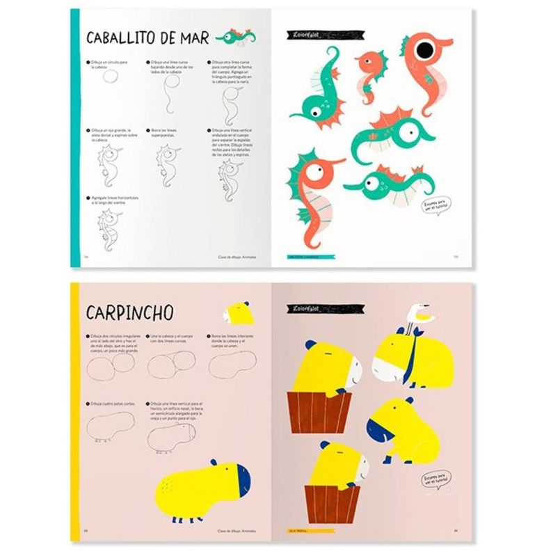 Libro Clase de Dibujo Animales Heegyum Kim-3