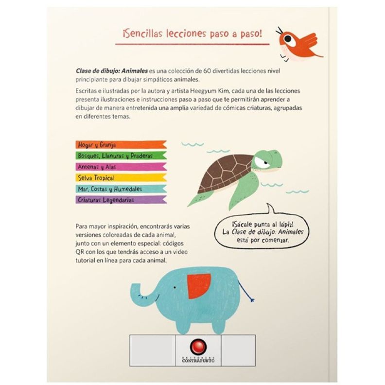 Libro Clase de Dibujo Animales Heegyum Kim-4