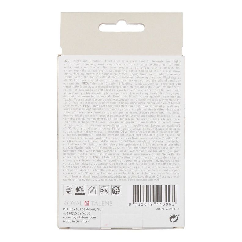 Pack 4 Delineador de Relieve Art Creation Metálicos 28ml-2