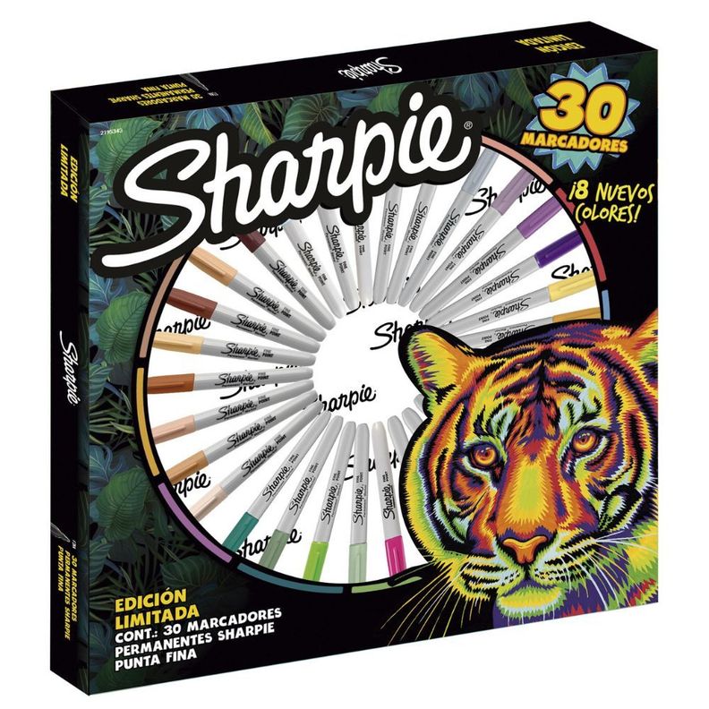 Ruleta Sharpie Colores Tierra 30 Marcadores Edicion Limitada Surtido