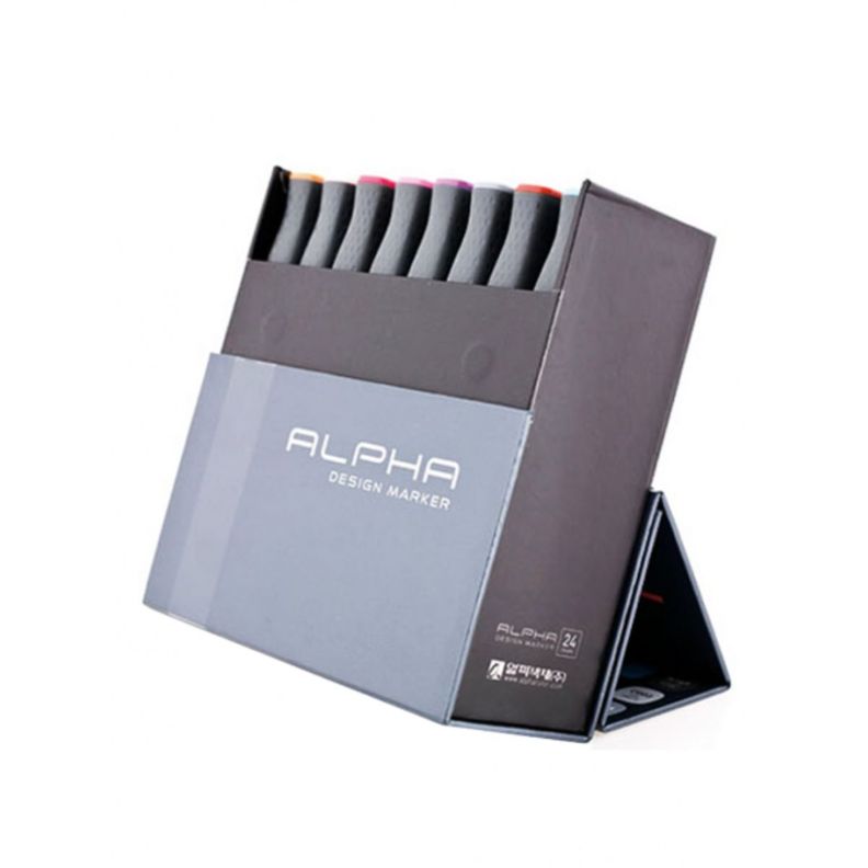Marcadores Alpha Design Set C 24 Colores-1