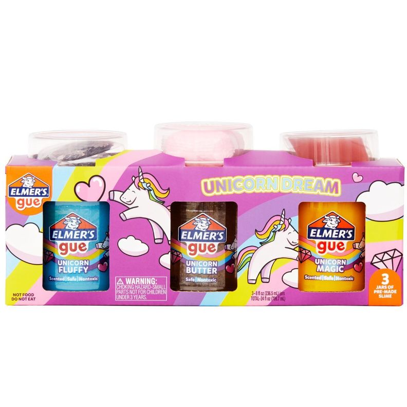 Kit Slime Unicornio 3 Unidades 236ml Elmers-0