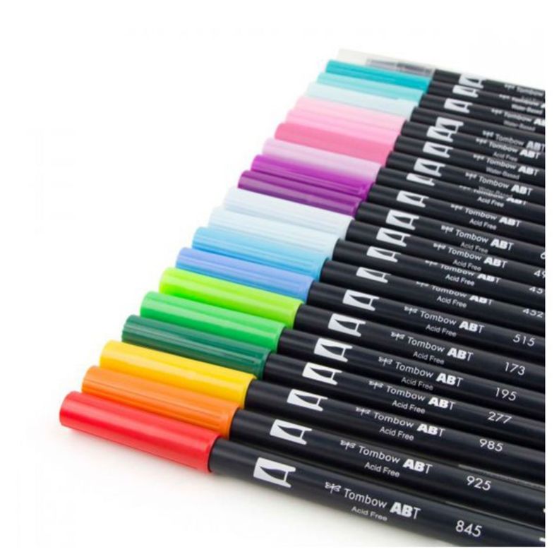 Set Marcadores Tombow Dual Brush Mezcla Perfecta 20 colores-1