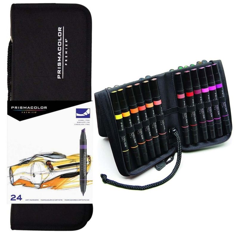 Marcadores Prismacolor Premier 24 Set Con Estuche-1