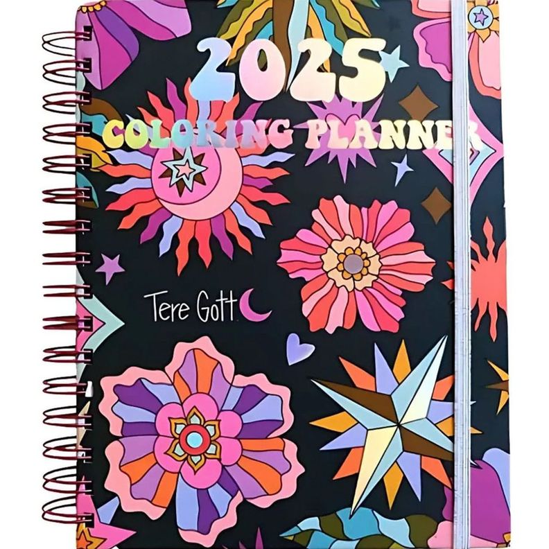 Libro Coloring Planner 2025 Tere Gott-0