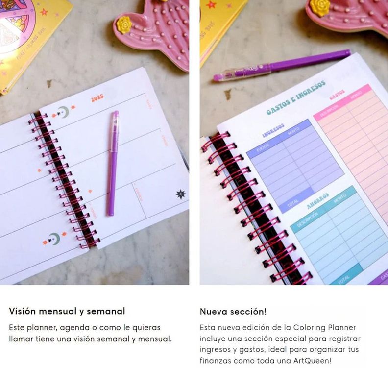 Libro Coloring Planner 2025 Tere Gott-1