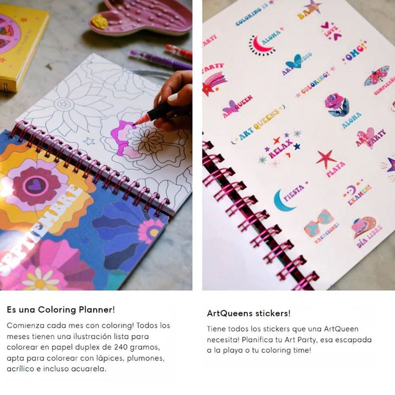 Libro Coloring Planner 2025 Tere Gott-2