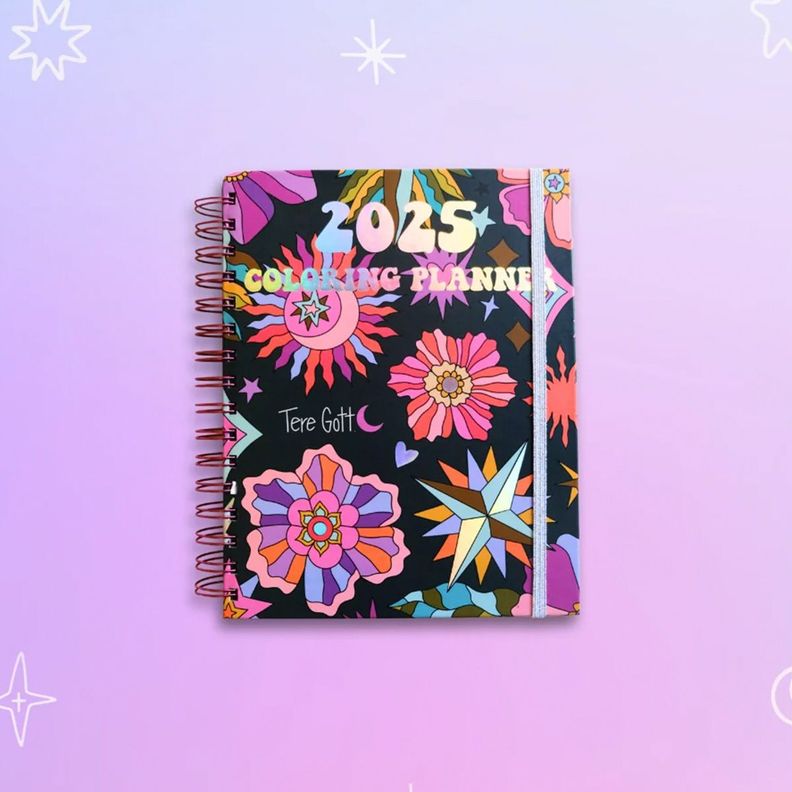 Libro Coloring Planner 2025 Tere Gott-3