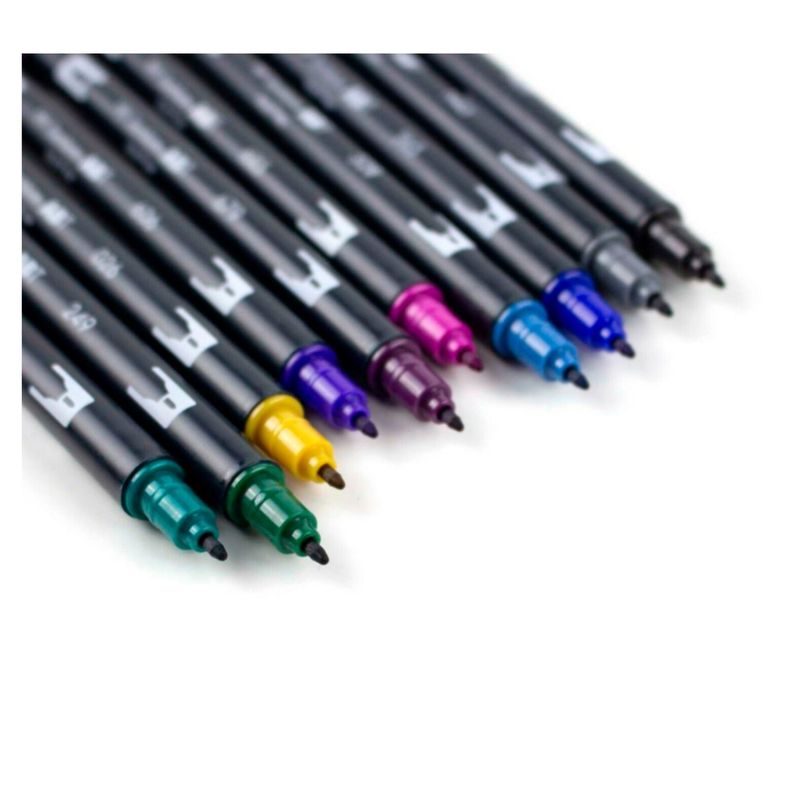 Set Marcadores Tombow Dual Brush Bohemio 10 colores-3