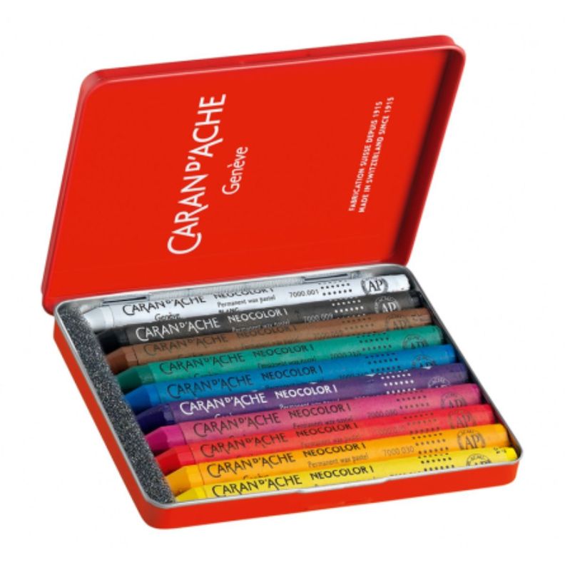 Pasteles Extra Finos Neopastel I Caran d Ache Set 10 Colores-1