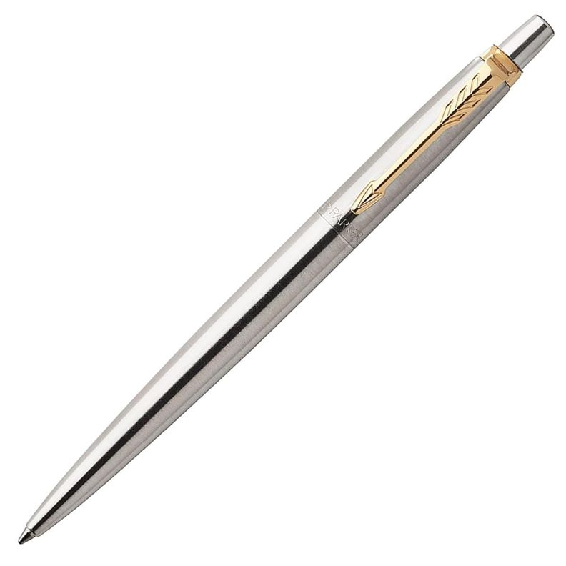 Boligrafo Parker Jotter Acero Inoxidable C/Dorado-0