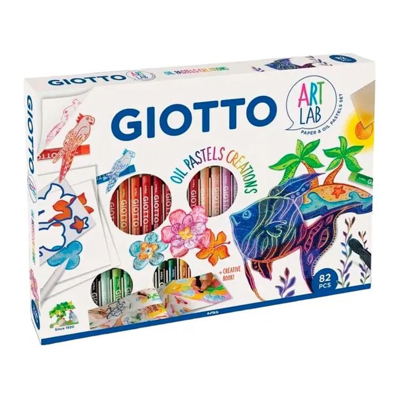 Set Creativo Giotto Art Lab Pintura 82 Piezas-0