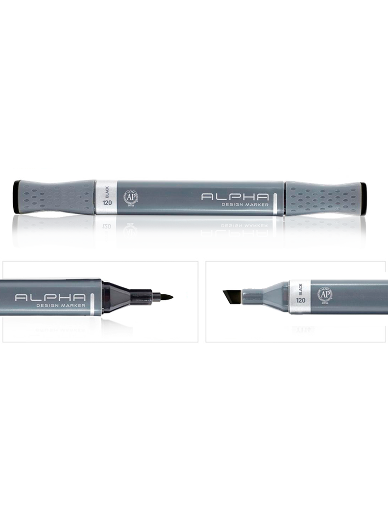 Marcadores Alpha Design Set B 60 Colores-1