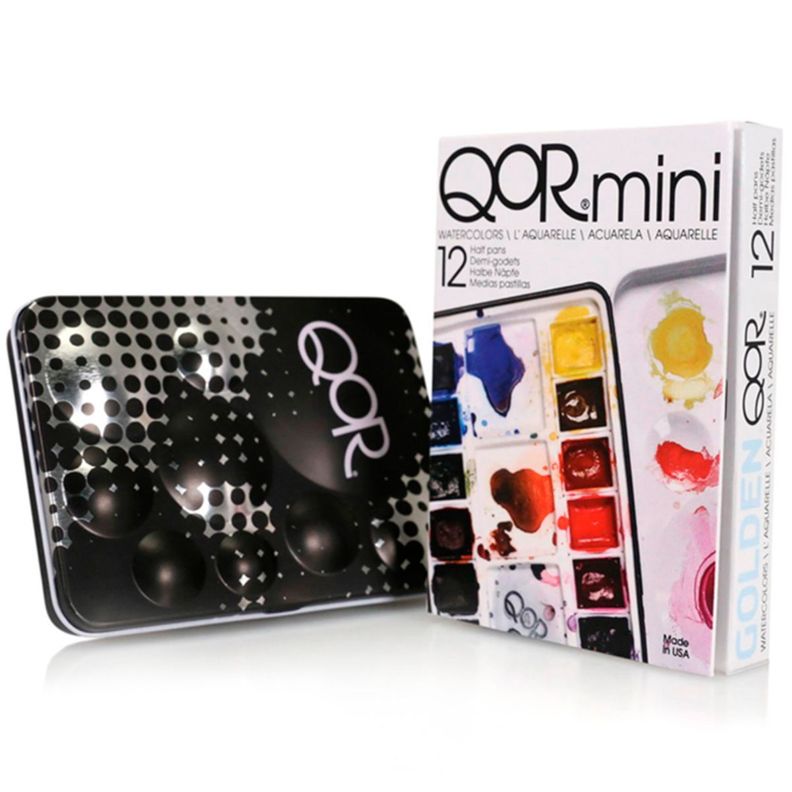 Acuarela en Pastillas Qor Mini Set-1