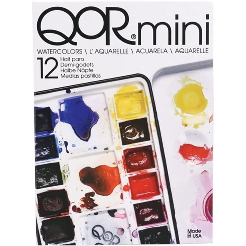 Acuarela en Pastillas Qor Mini Set-2