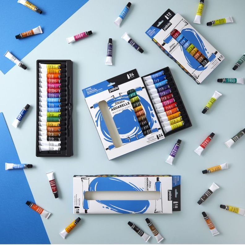 Acuarela Pebeo Studio Set 12 Colores 12ml-5