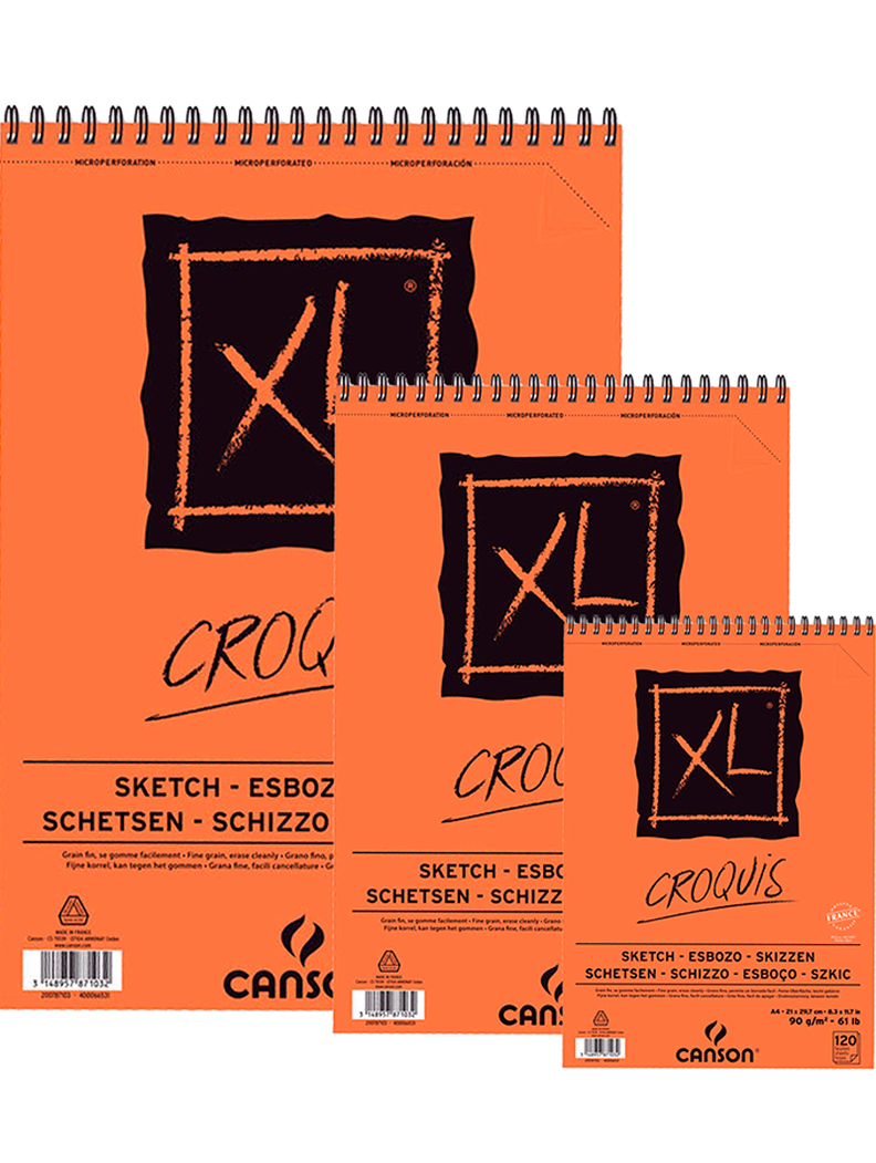 Croquera Dibujo Canson XL Croquis 90gr A5-1