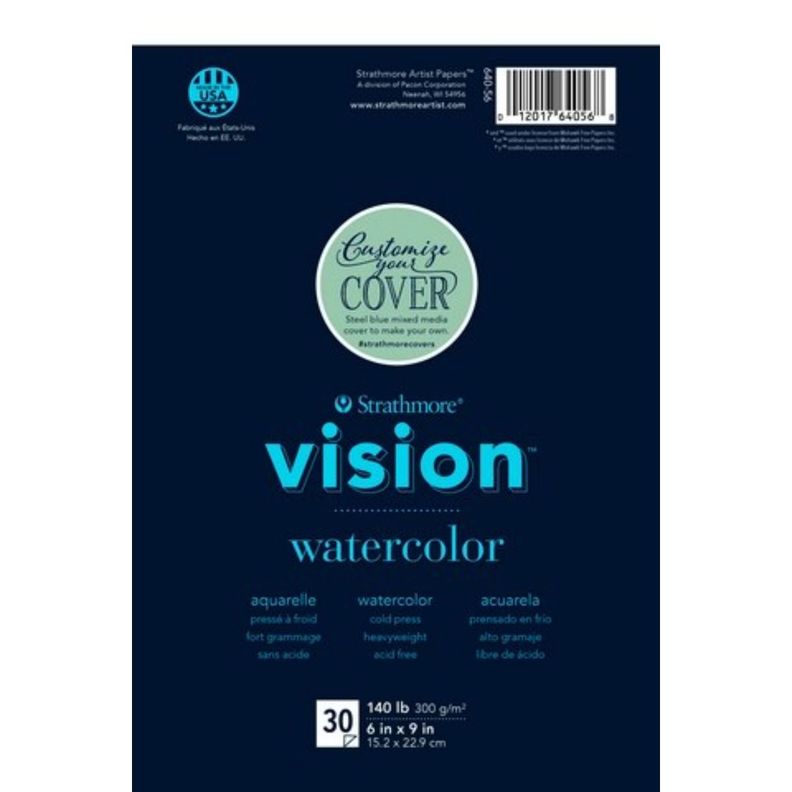 Block Acuarela Strathmore Vision 300gr 15,2x22,9cm-4
