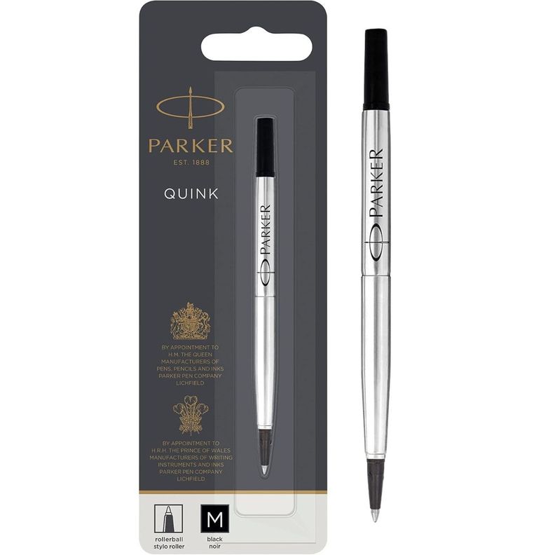 Repuesto Roller Ball Negro 0.7 Parker-0