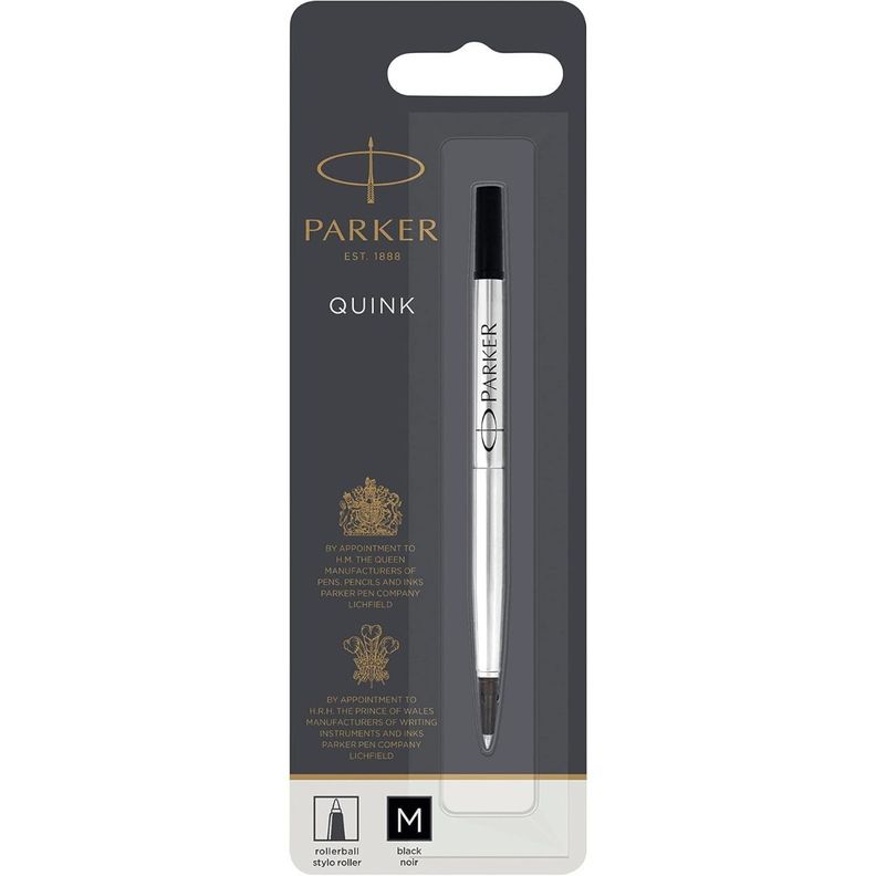 Repuesto Roller Ball Negro 0.7 Parker-1
