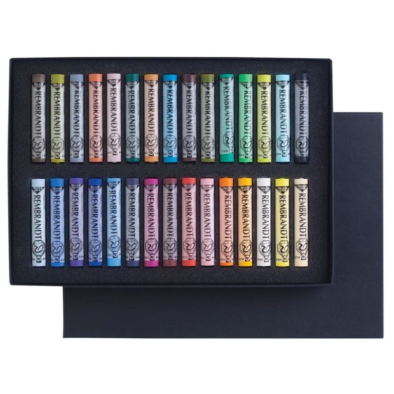 Pastel Seco Rembrandt Set 30 Colores Paisaje-0