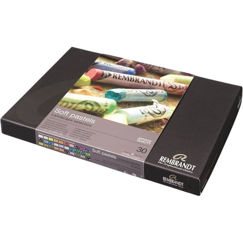 Pastel Seco Rembrandt Set 30 Colores Paisaje-1