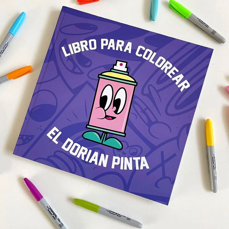 Libro para Colorear El Dorian Pinta Diego Zuñiga-1