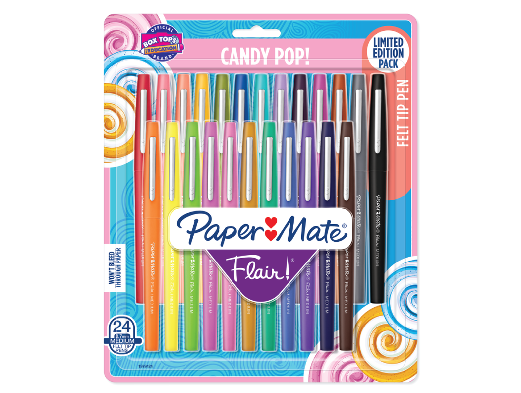 Rotulador Paper Mate Flair Candy Pop Surtido Blister X24-0