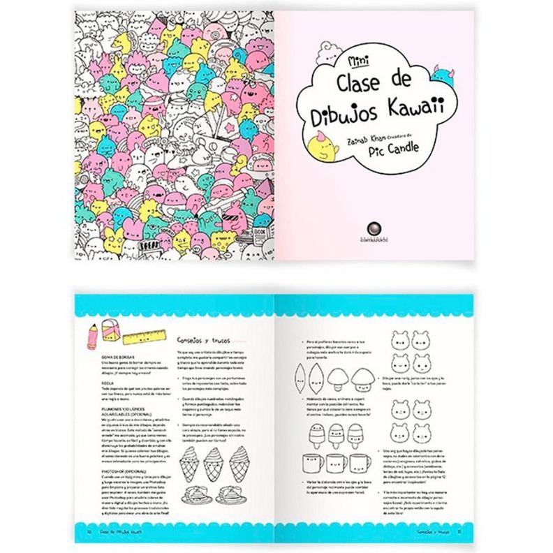 Libro Clase de Dibujos Kawaii Zainab Khan-2