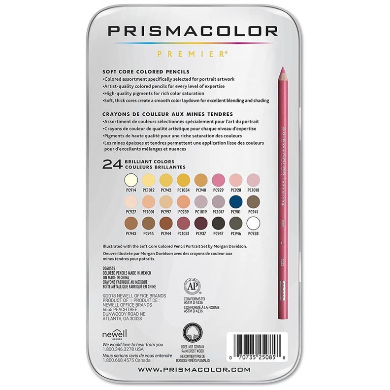 Lápices de Colores Prismacolor Retrato Set 24-4