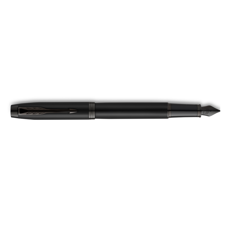Pluma Parker IM Acromática Negra Mate-1