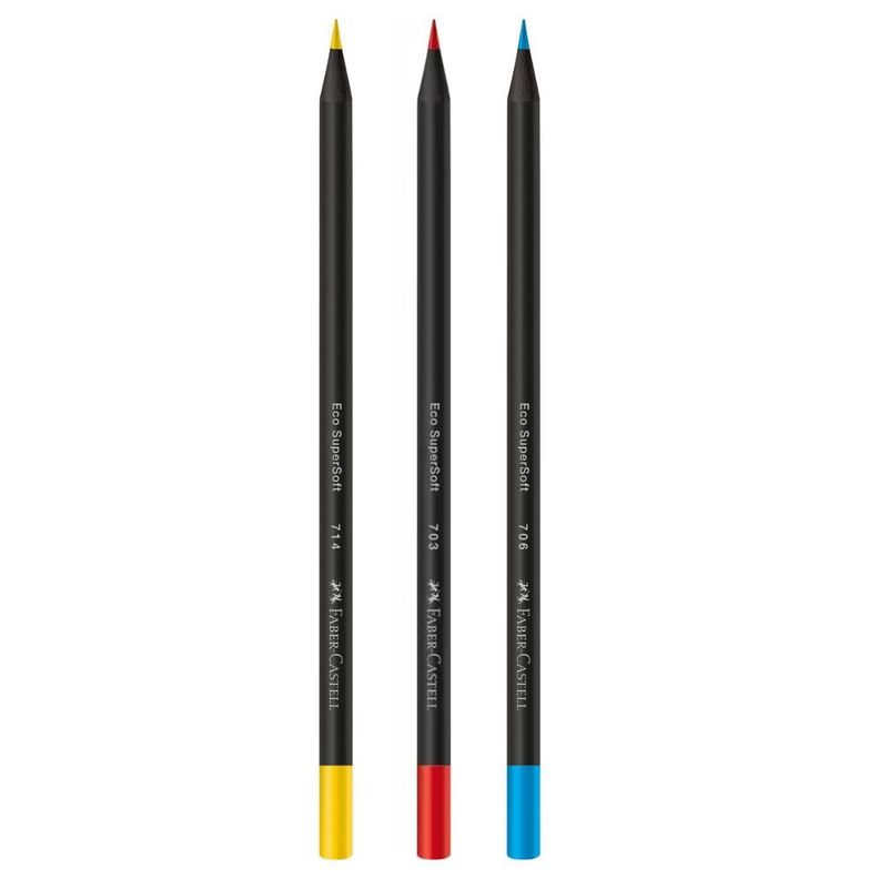 Set 50 Lápices de Colores Faber Castell Ecolápices Supersoft-1