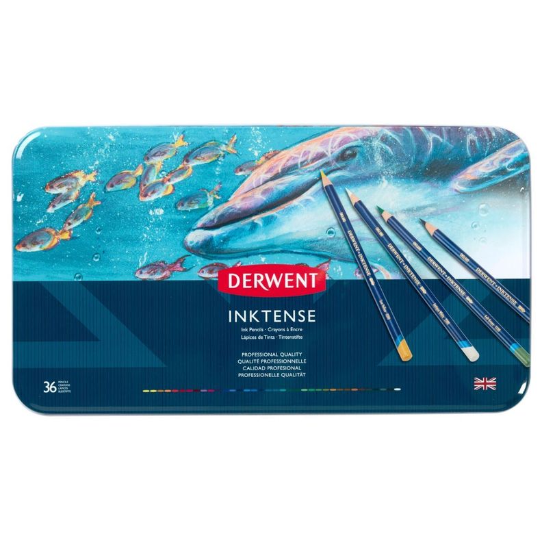 Lápices De Tinta Inktense Derwent Set 36 Colores-1