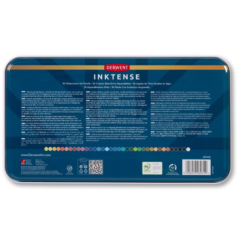 Lápices De Tinta Inktense Derwent Set 36 Colores-3
