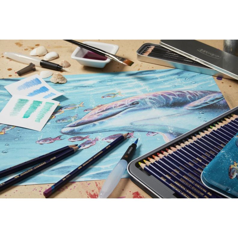 Lápices De Tinta Inktense Derwent Set 36 Colores-5