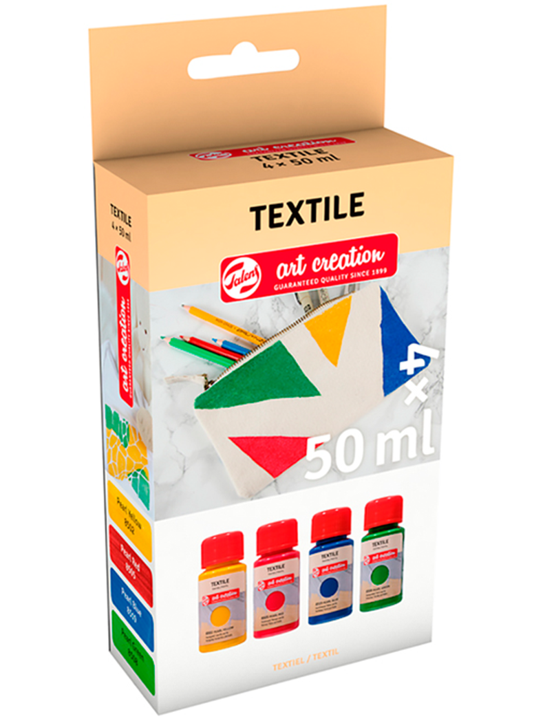 Pintura Textil Art Creation Pack 4 Colores Aperlados 50ml-0