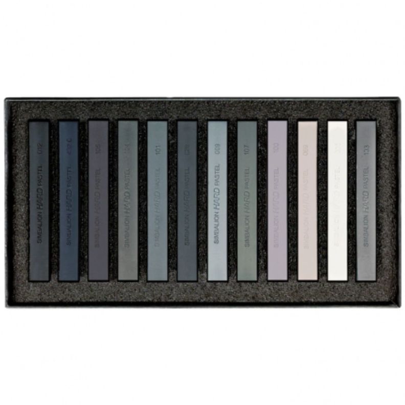 Pastel Suave Lyra 12 Tonos Grises-2