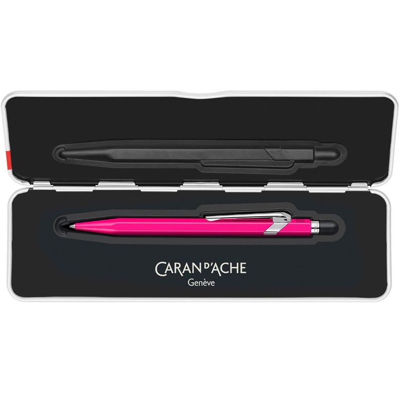 Bolígrafo Caran d Ache 849 Fluor Rosado-3