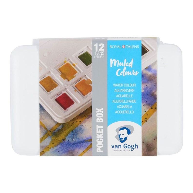 Acuarela en Pastillas Van Gogh Set 12 Tonos Tenues-0