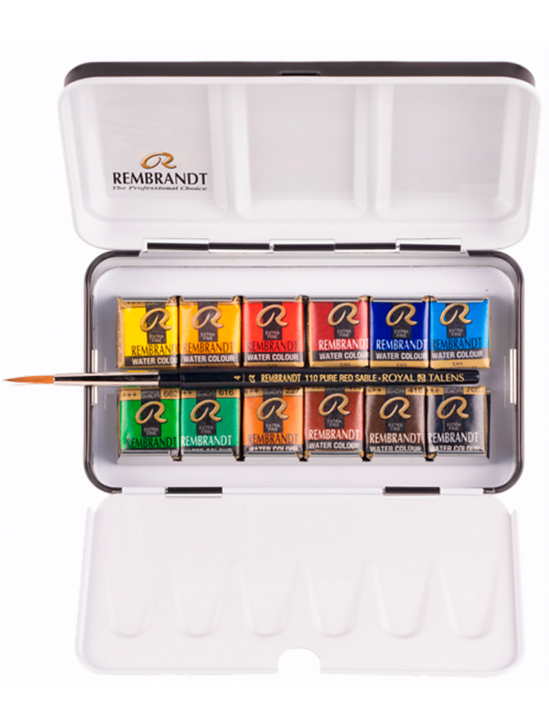 Acuarela en Pastillas Rembrandt Set 12-0