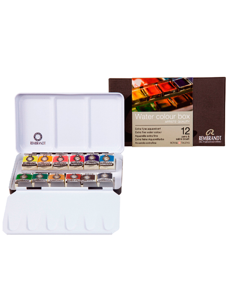 Acuarela en Pastillas Rembrandt Set 12-1