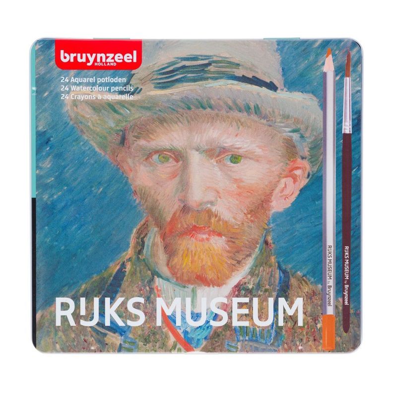 Lápices Acuarela Bruynzeel Rijks Museum Set 24 Colores-0