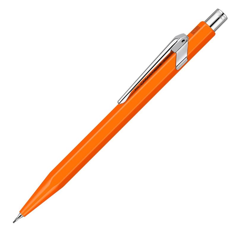 Portamina Caran d Ache 844 Metal Orange Fluor-1