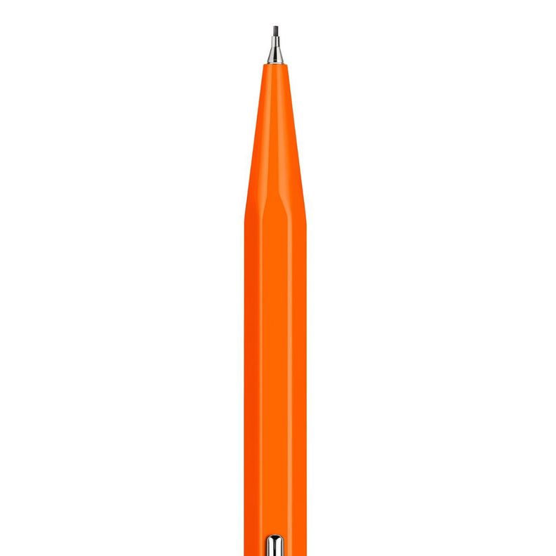 Portamina Caran d Ache 844 Metal Orange Fluor-2
