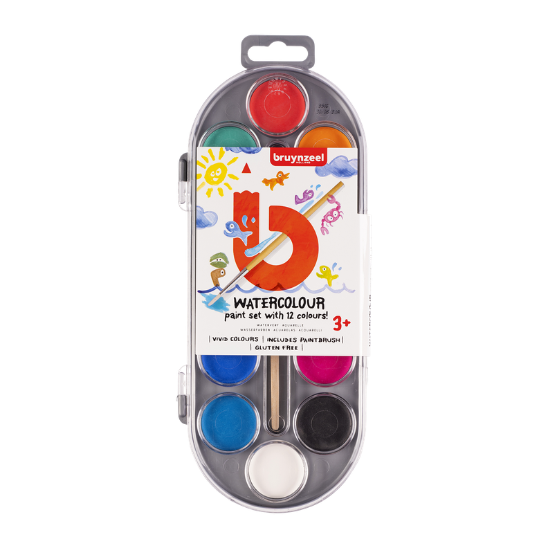 Set Acuarela Brunyzeel 12 Colores con Pincel-0