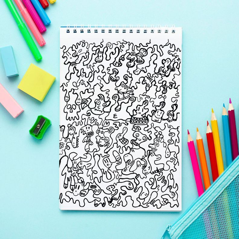 Libro para Colorear Fatty Azid-1