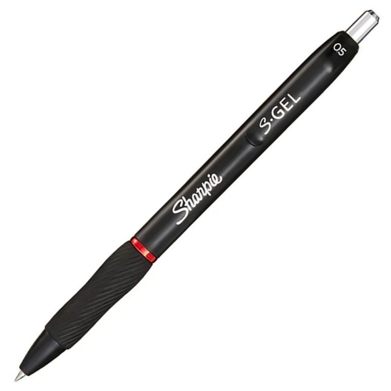Lapiz Gel Sharpie Punta Ultrafina Rojo x12-1