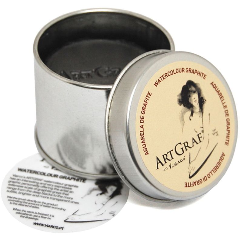 Pastilla Grafito Acuarelable ArtGraf Viarco 60gr-0